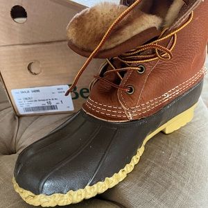 COPY - NEW LLBean Sherpa lined boots